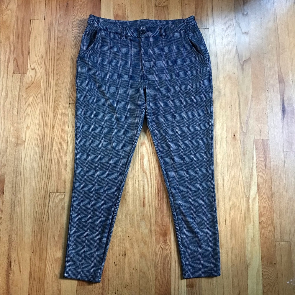 YoungLA Grey Glen Plaid Dress Pants 36x29